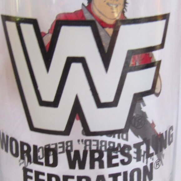 WWF 1990 Brutus The Barber Beefcake Glass, World Wrestling Federation, B222 - Picture 4 of 5